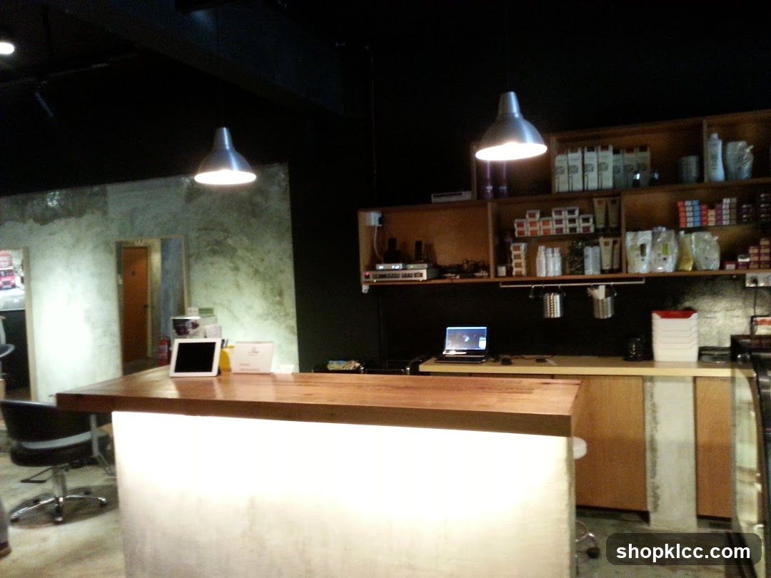 Salon Reception Area