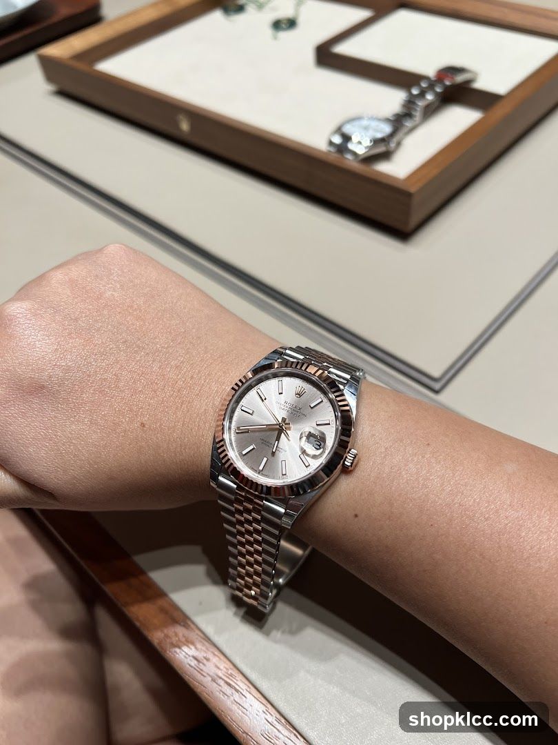 Rolex Watch on Wrist