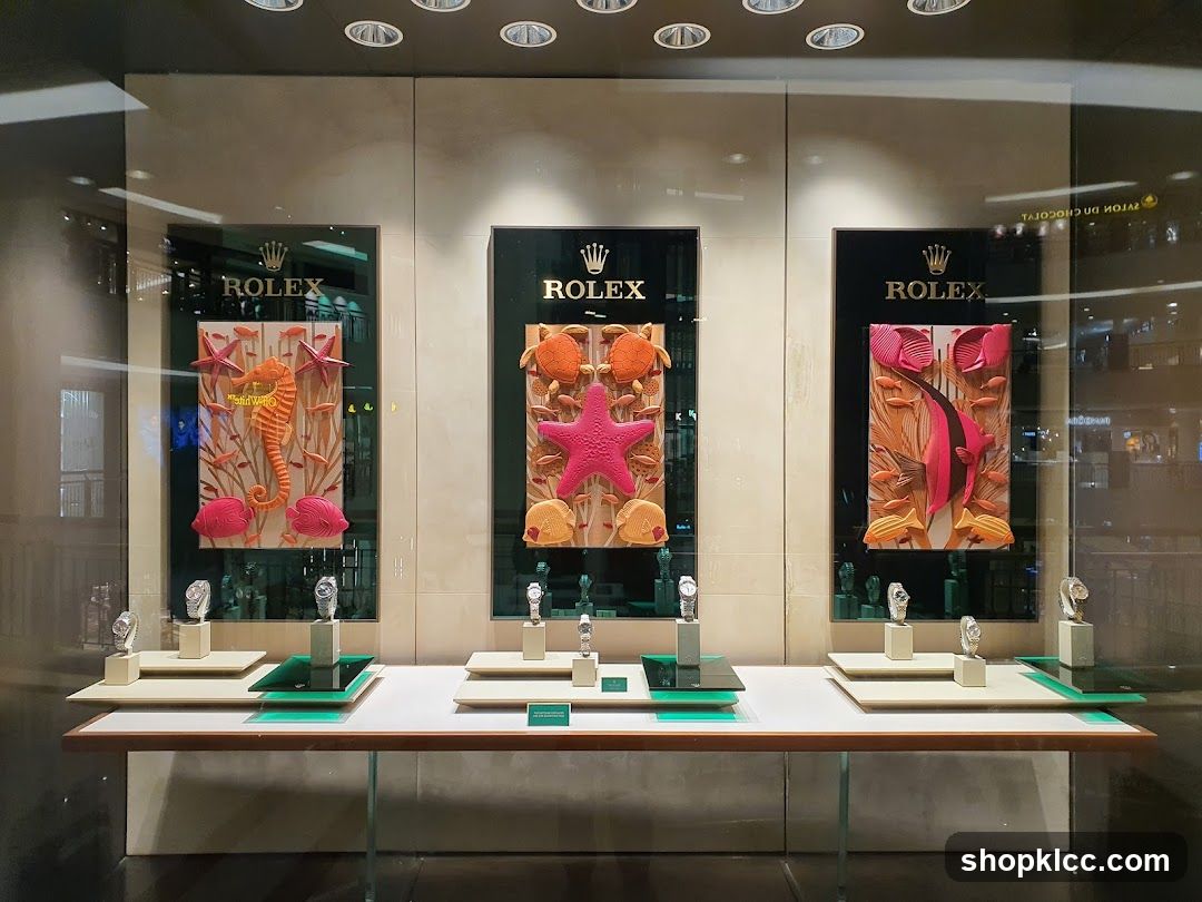 Rolex Watch Display Window