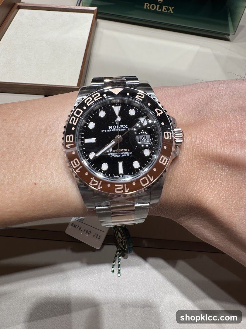 Rolex Watch on Wrist