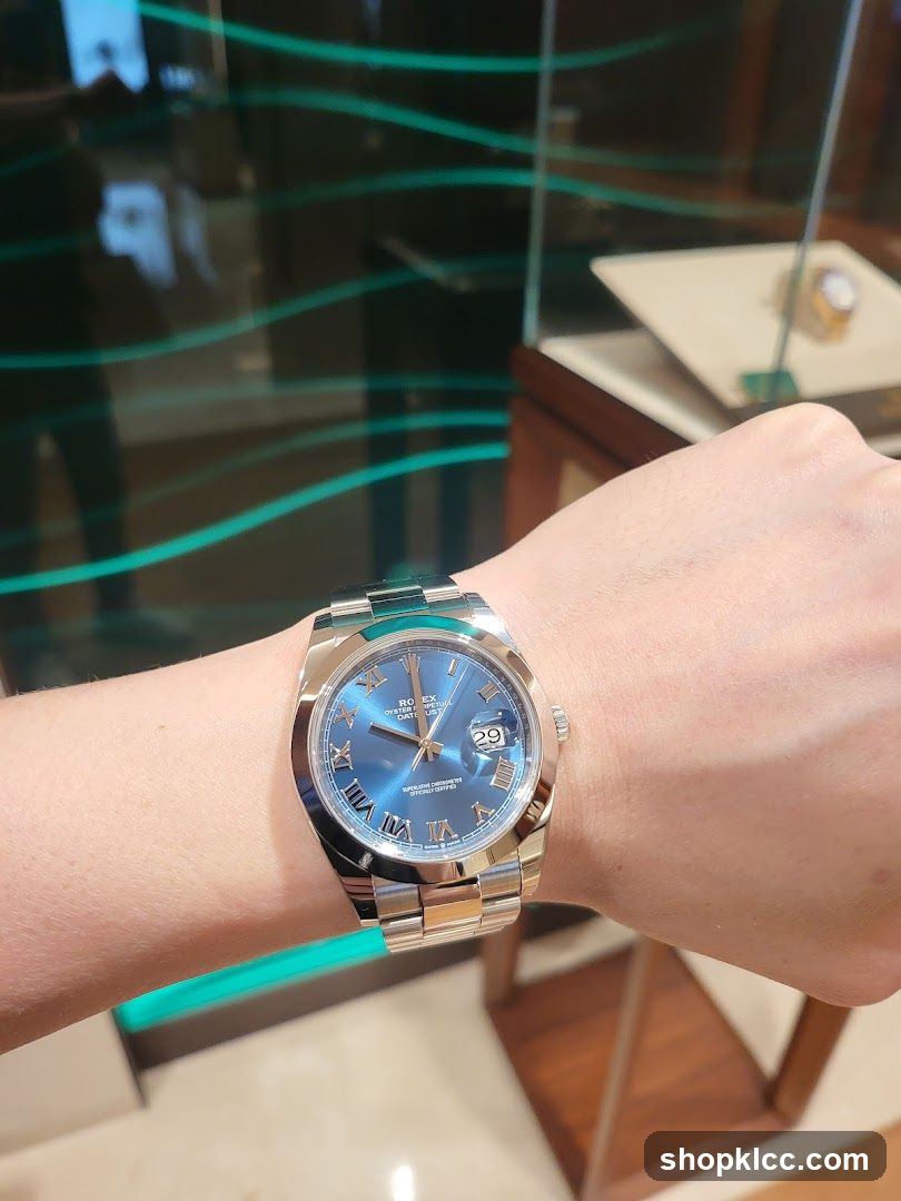 Rolex Watch on Wrist