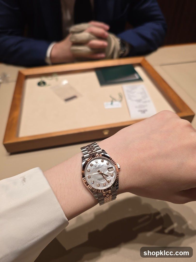 Rolex Watch on Wrist