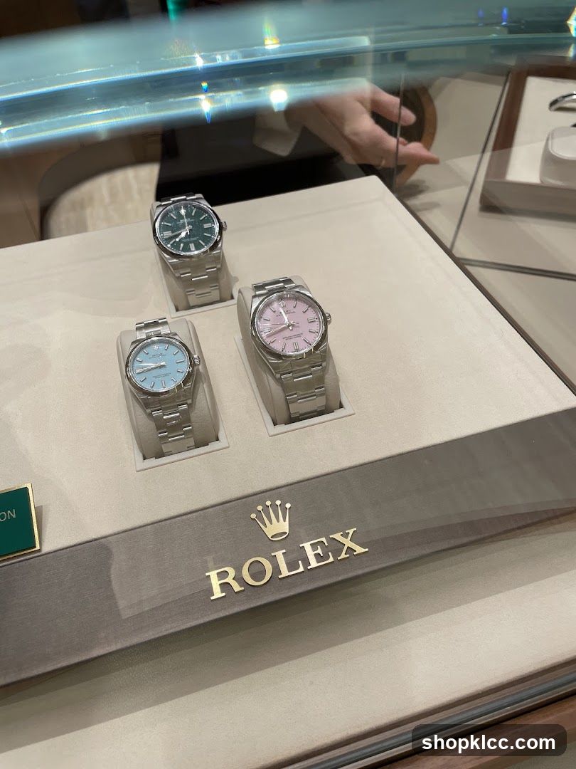 Rolex Watches Display