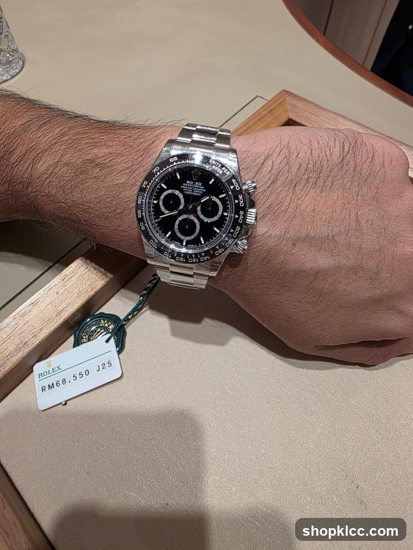 Rolex Watch on Wrist