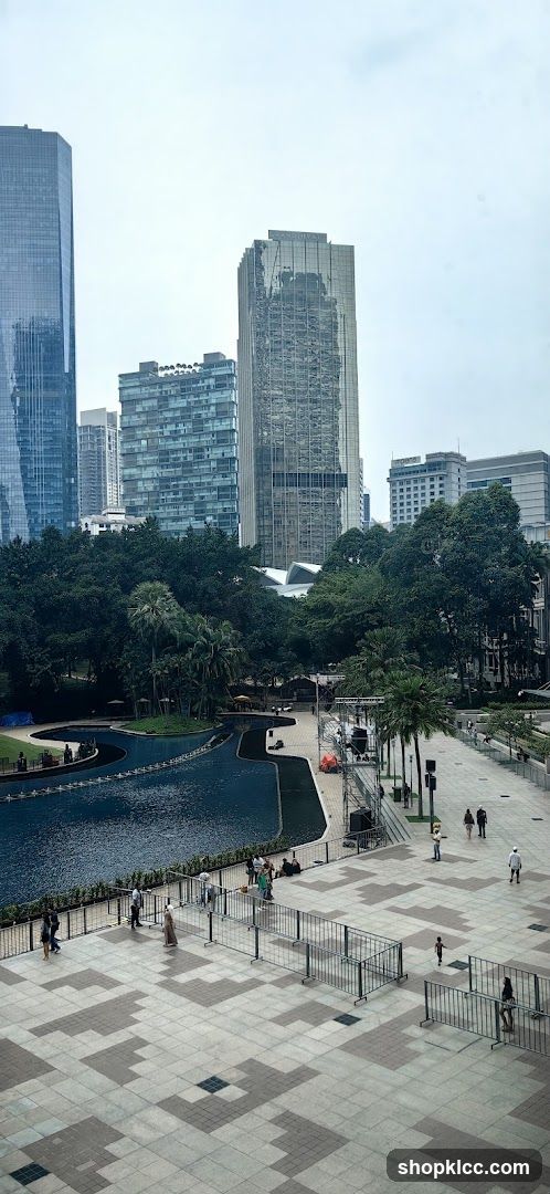 City Park with Skyscrapers