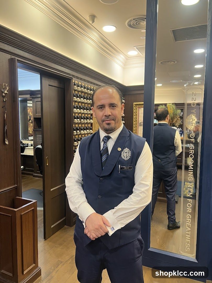 Barber in Uniform