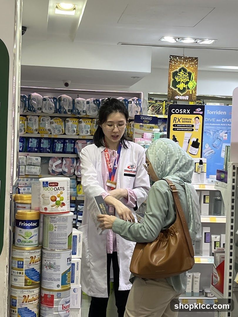 Pharmacy Staff Assisting Customer