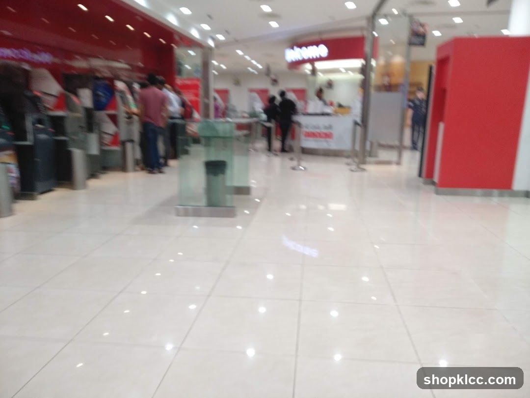Interior of a bank or financial institution