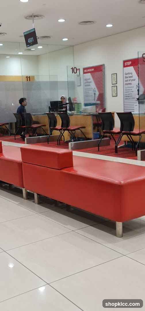 Bank Interior with Waiting Area