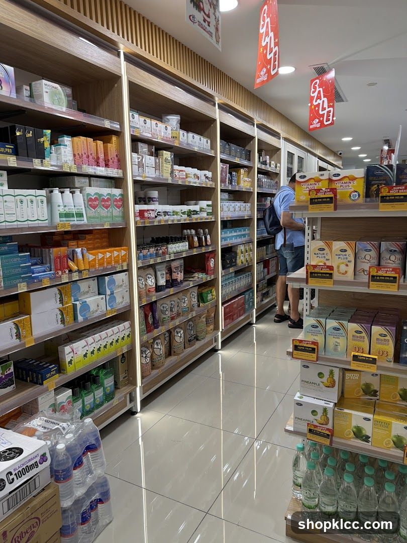 Health and Wellness Store Aisles