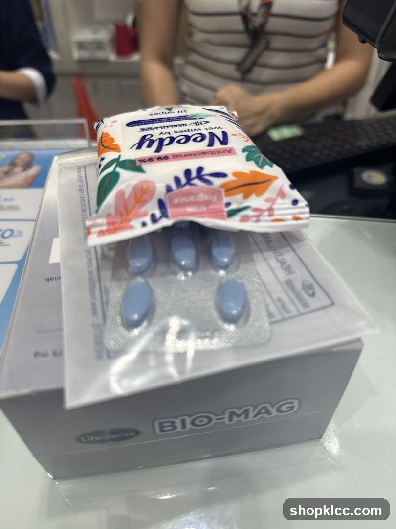 Wet Wipes and Pills