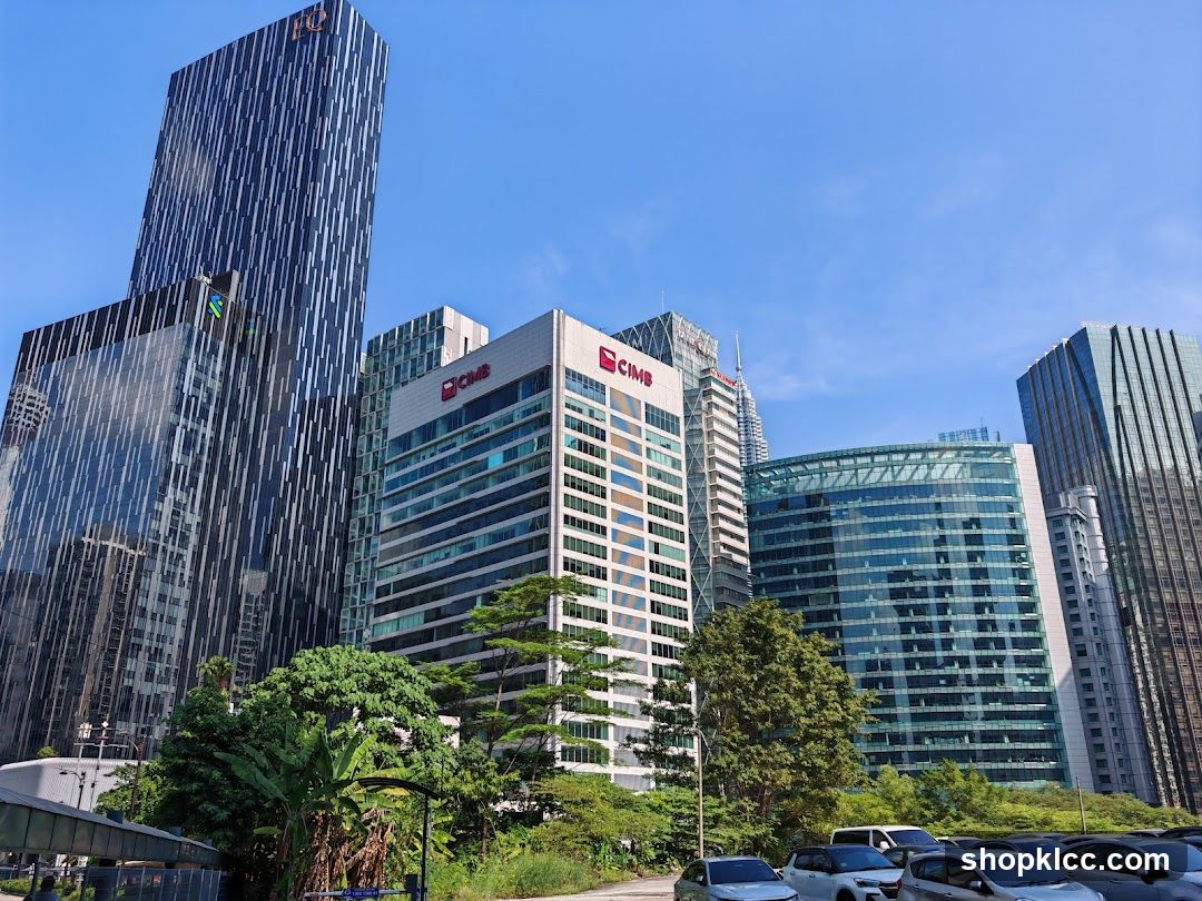 Modern Cityscape with Office Buildings