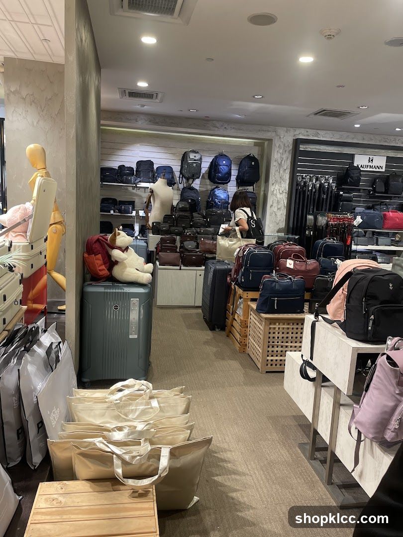 Luggage and Bags Display