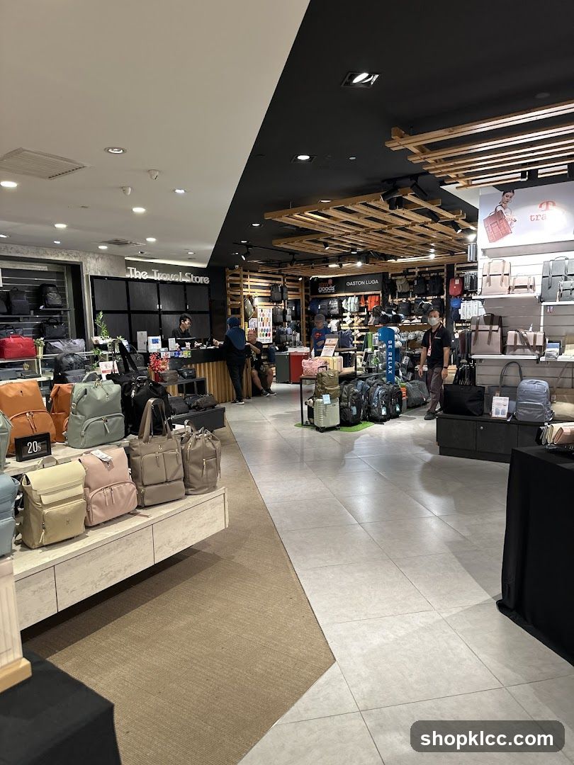 Bags and Luggage Store Interior
