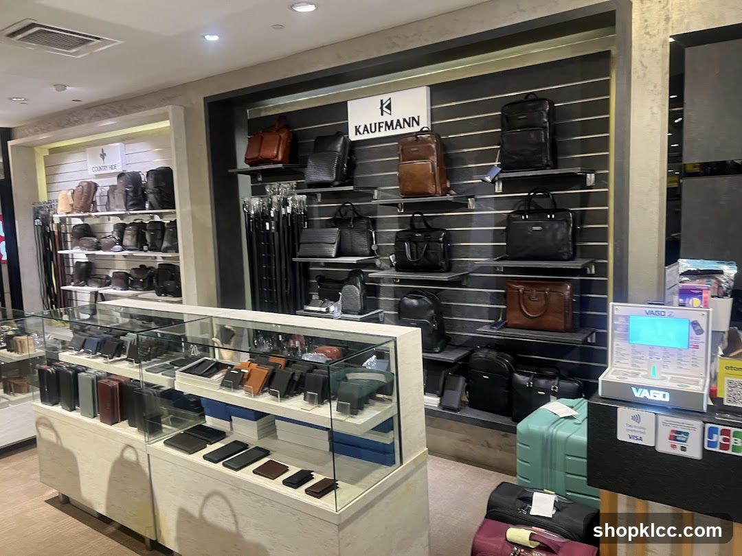 Leather Goods Store Display