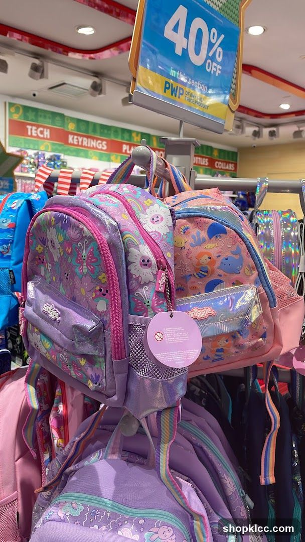 Colorful Backpacks on Display