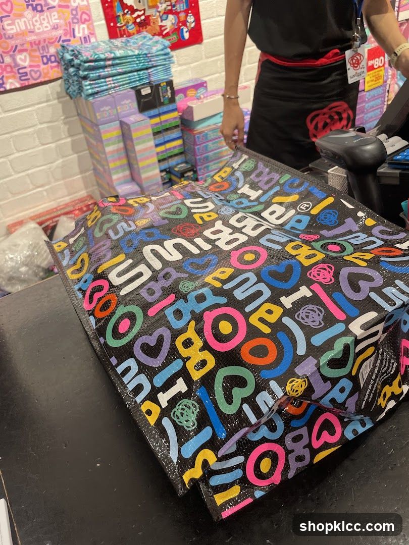 Branded Shopping Bag and Merchandise