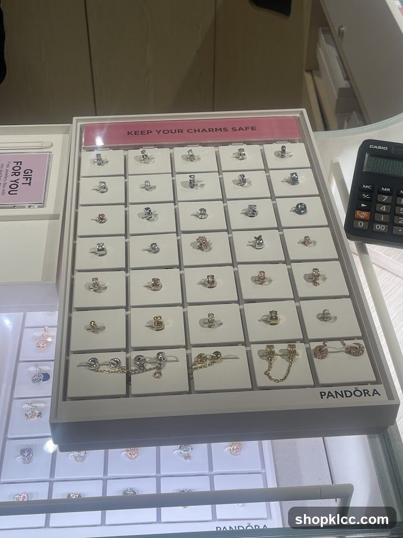 Pandora Charms Display