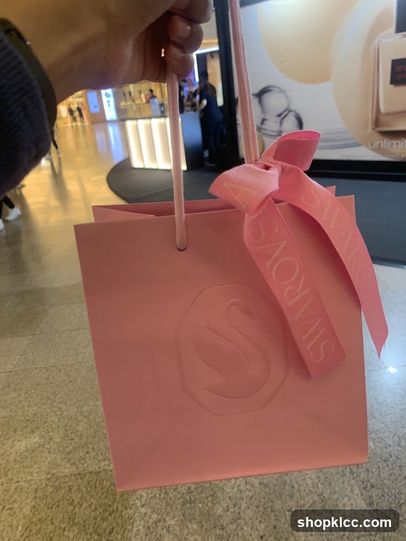 Pink Gift Bag with Ribbon