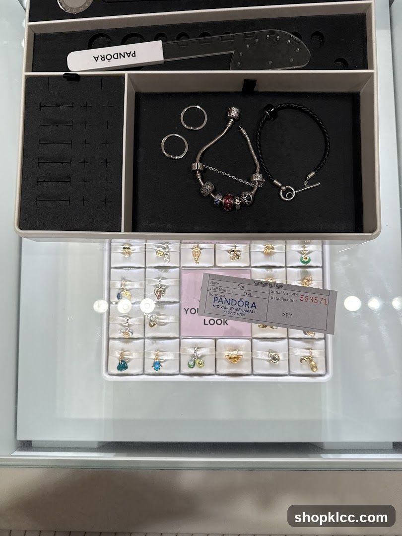 Pandora Jewelry Display