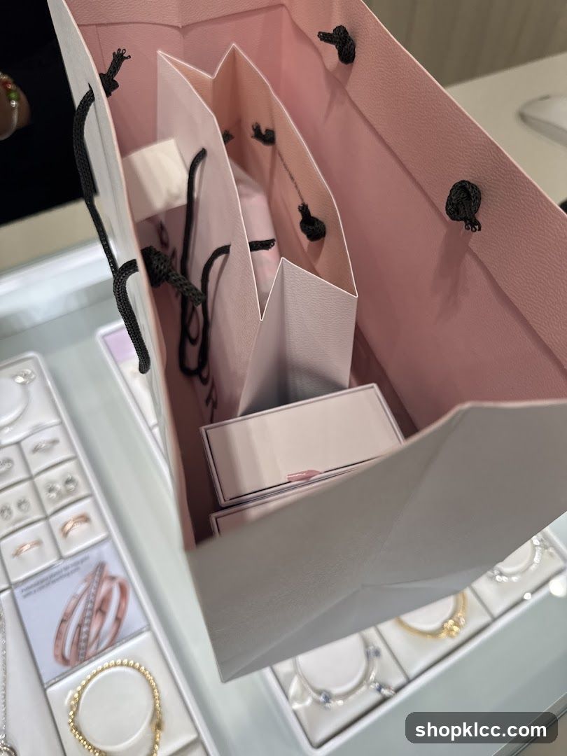 Jewelry Display and Shopping Bags