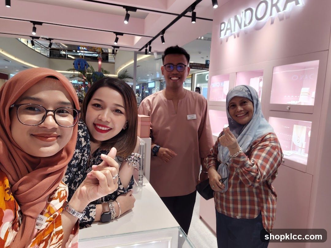 People in a jewelry store