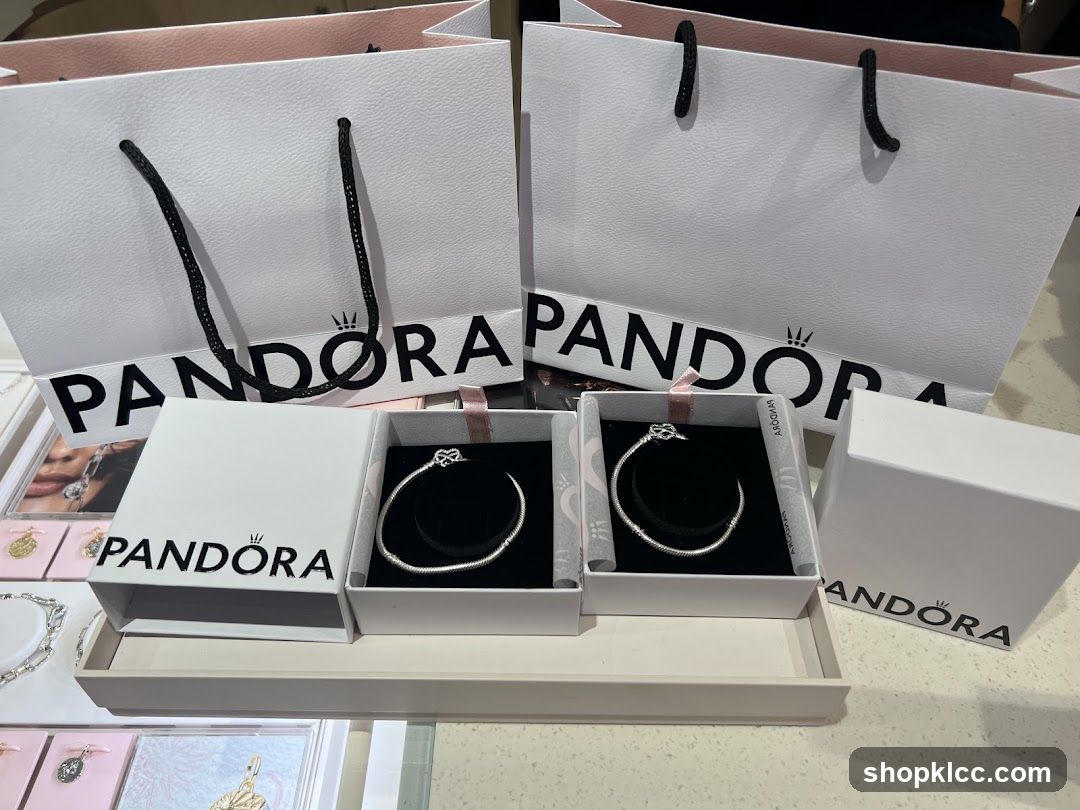 Pandora Bracelets and Shopping Bags