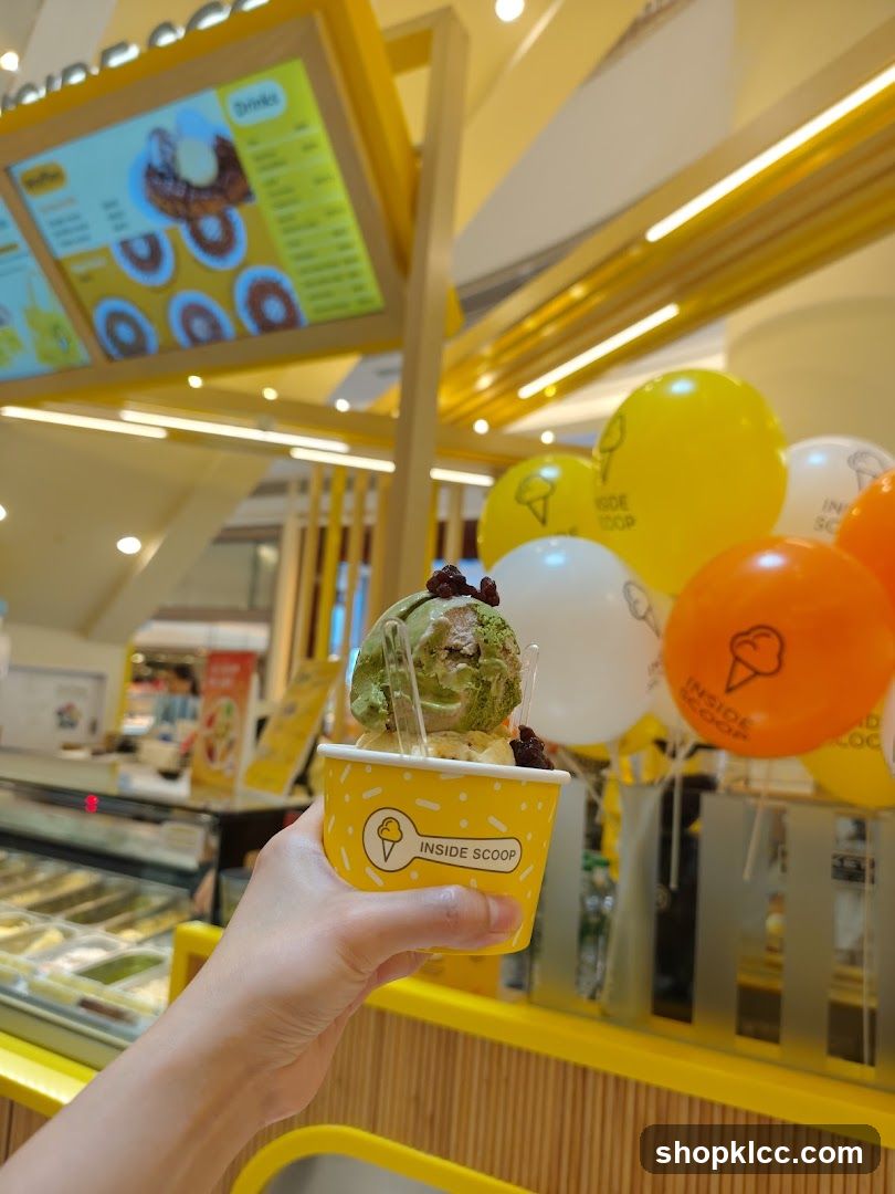Ice Cream Cup with Balloons