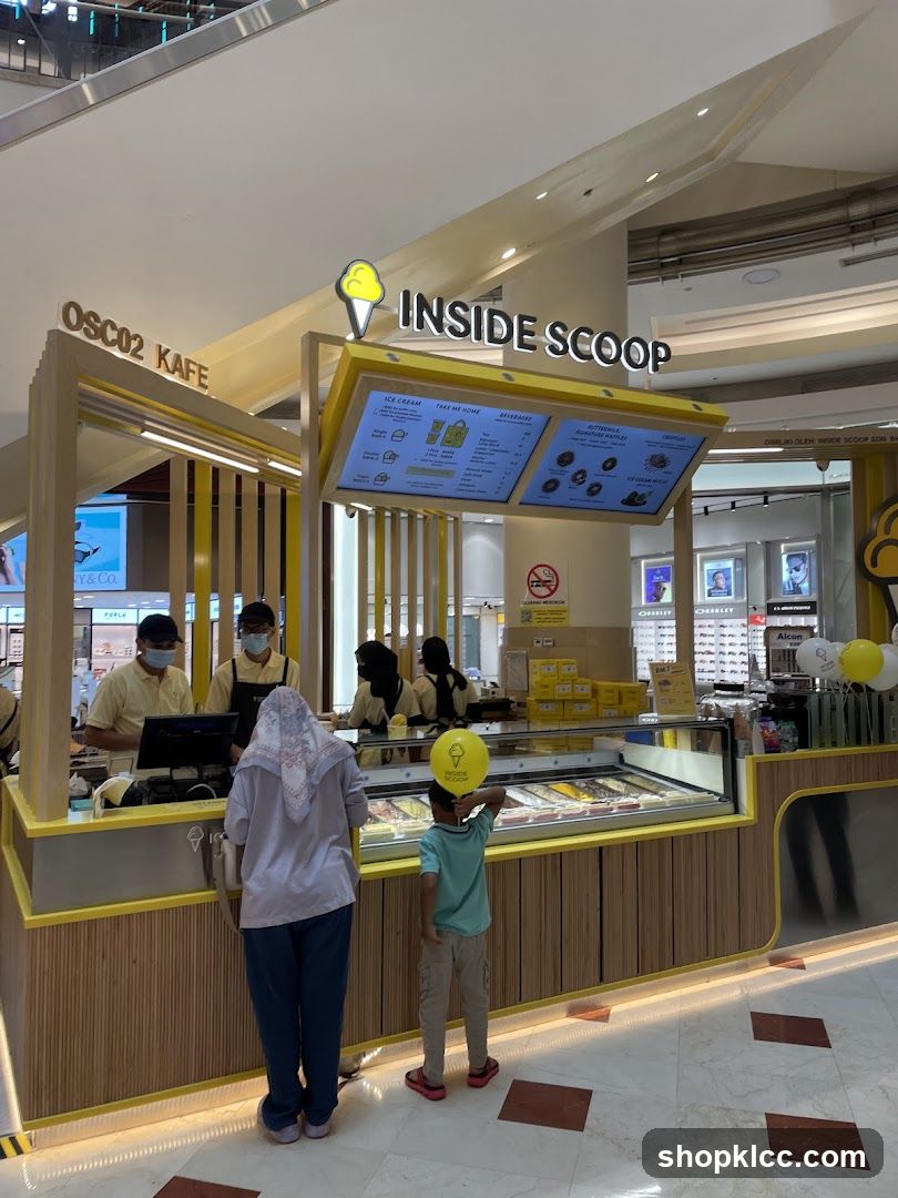 Inside Scoop Ice Cream Shop