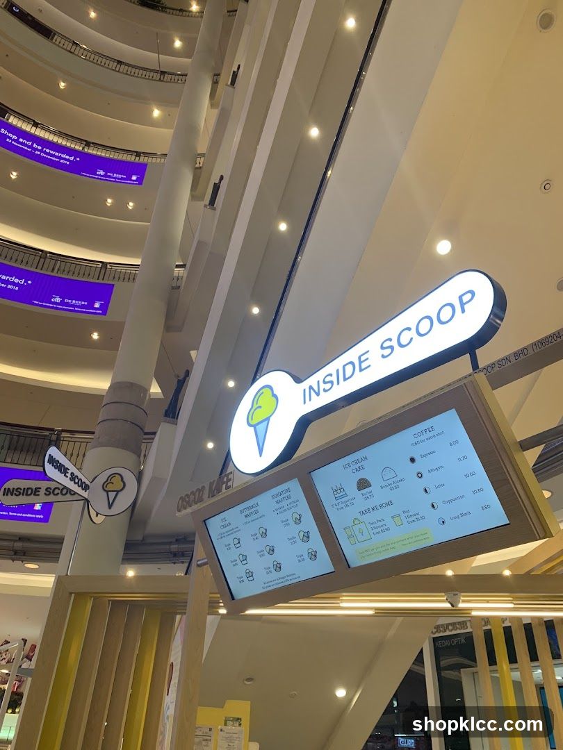 Inside Scoop Menu