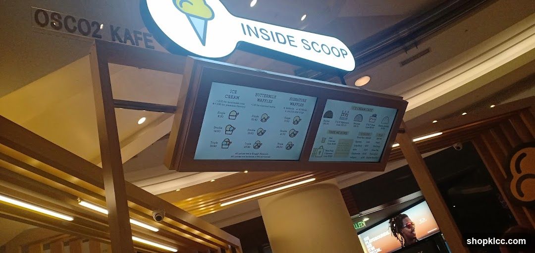 Inside Scoop Menu