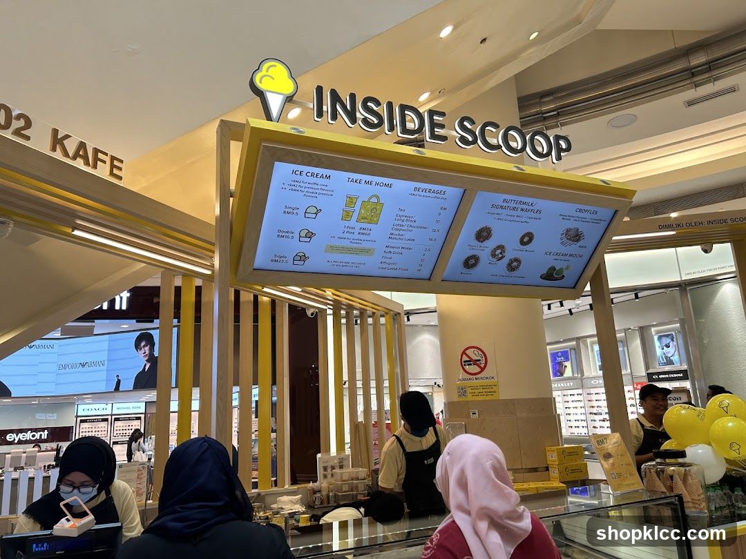 Inside Scoop Menu