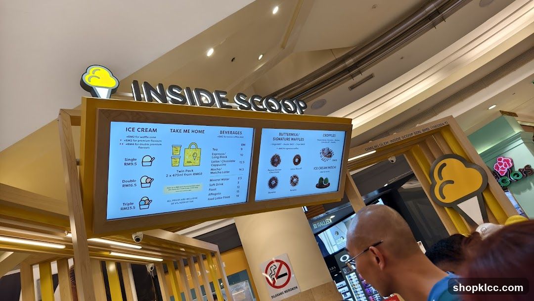 Inside Scoop Menu