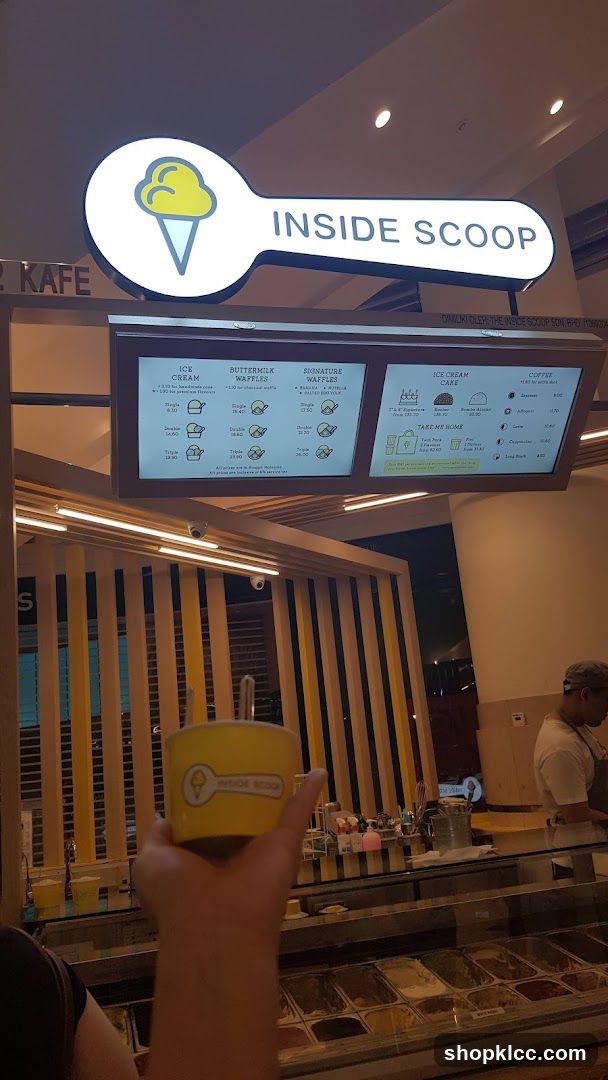 Inside Scoop Ice Cream Shop
