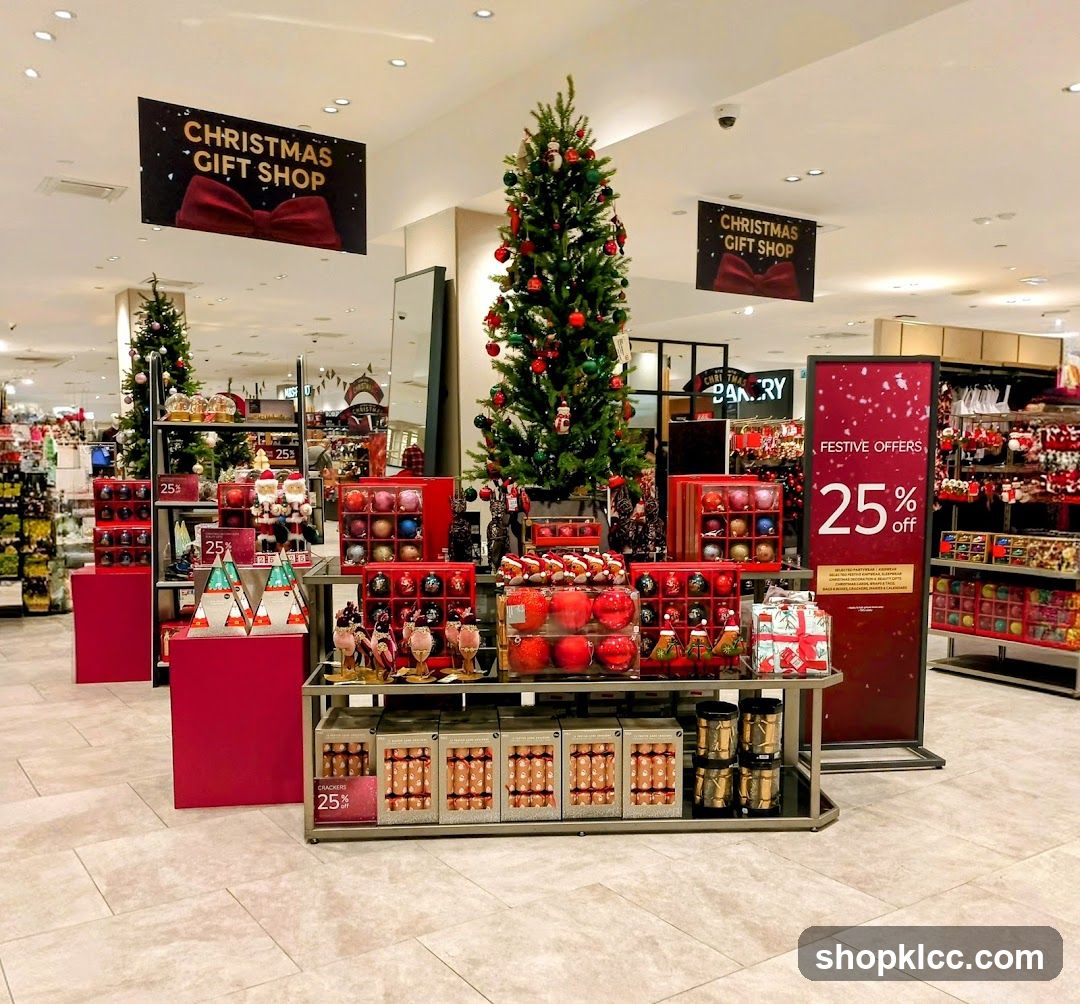 Christmas Gift Shop Display