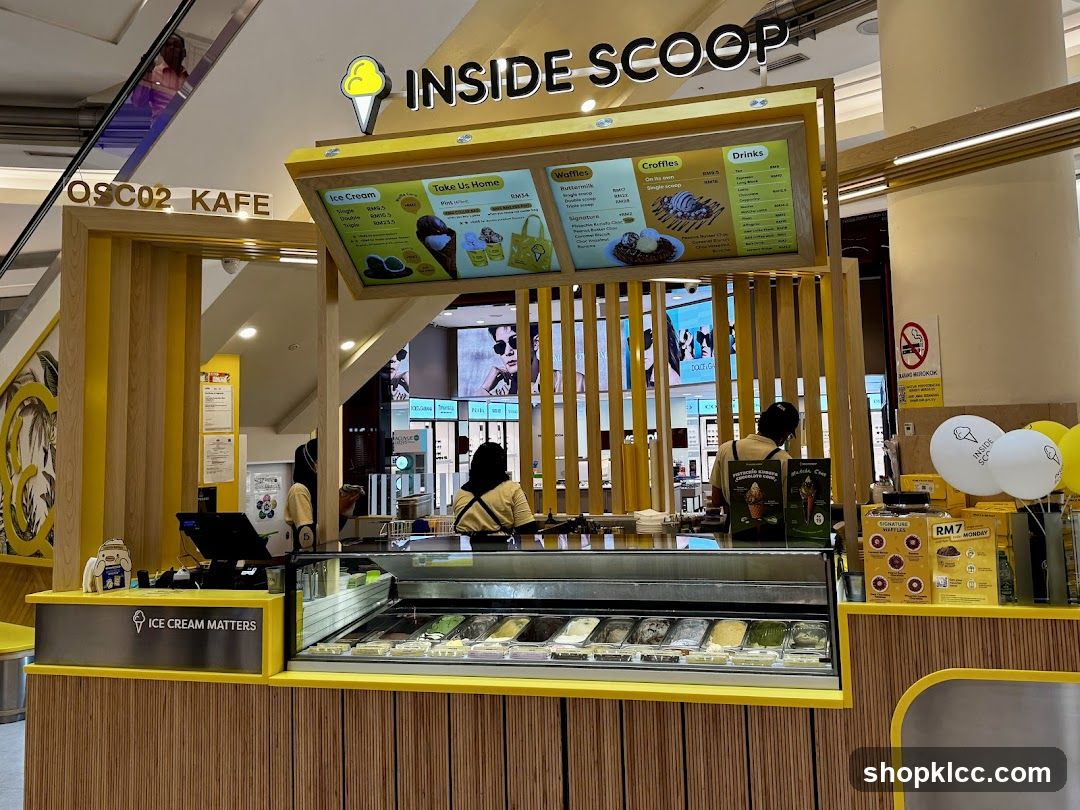 Inside Scoop Ice Cream Shop