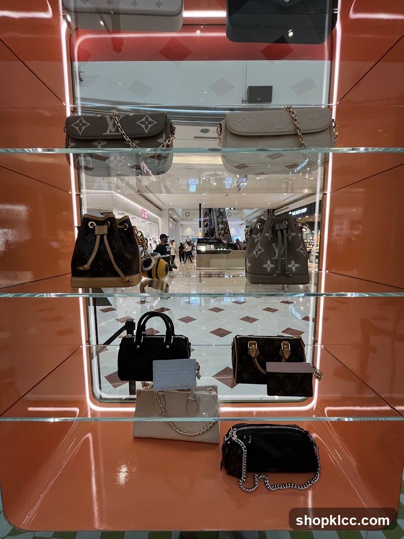 Designer Handbags Display