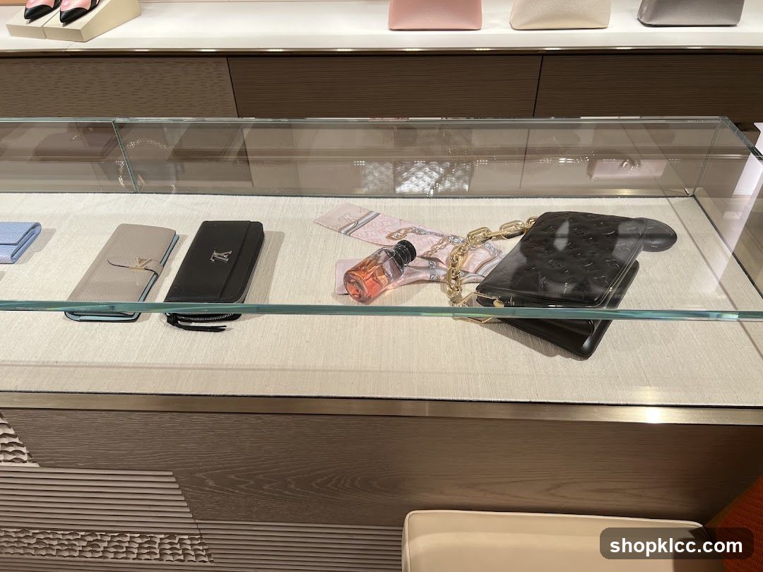 Luxury Wallets and Accessories Display