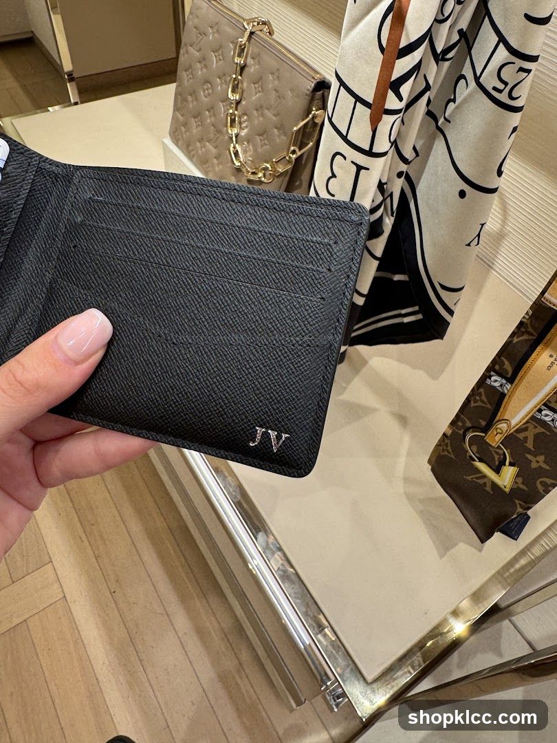 Monogrammed Wallet and Designer Accessories