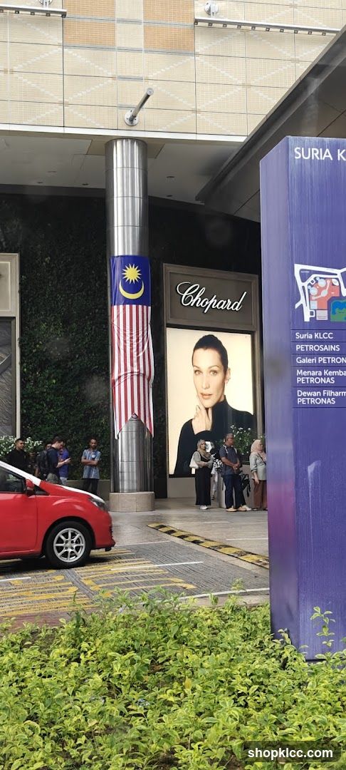 Chopard Advertisement with Malaysian Flag