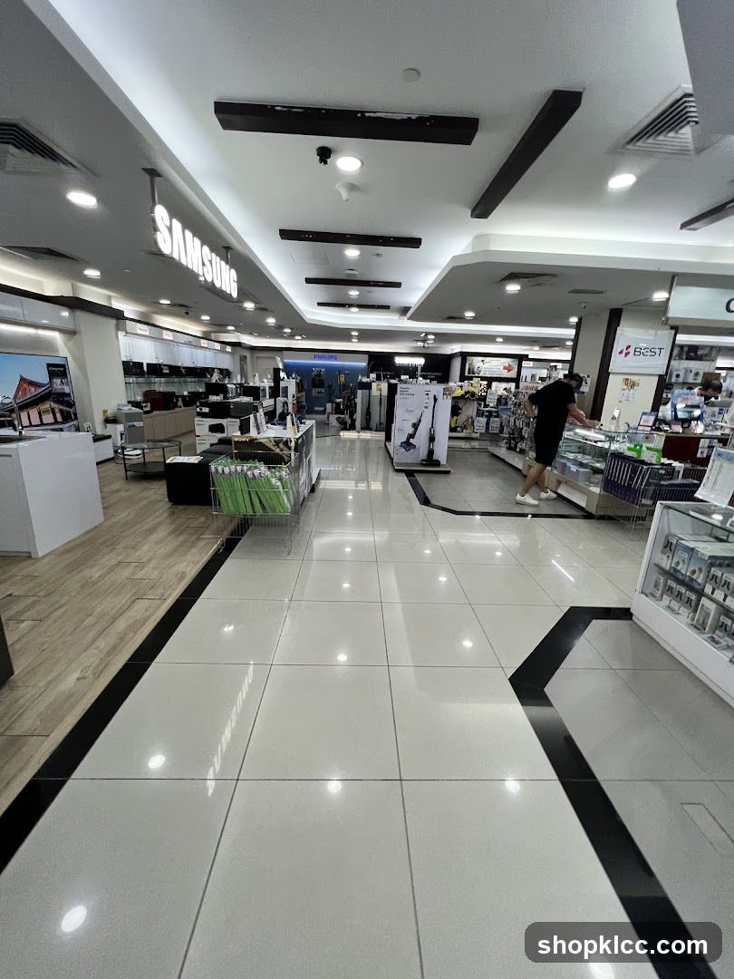 Electronics Store Interior