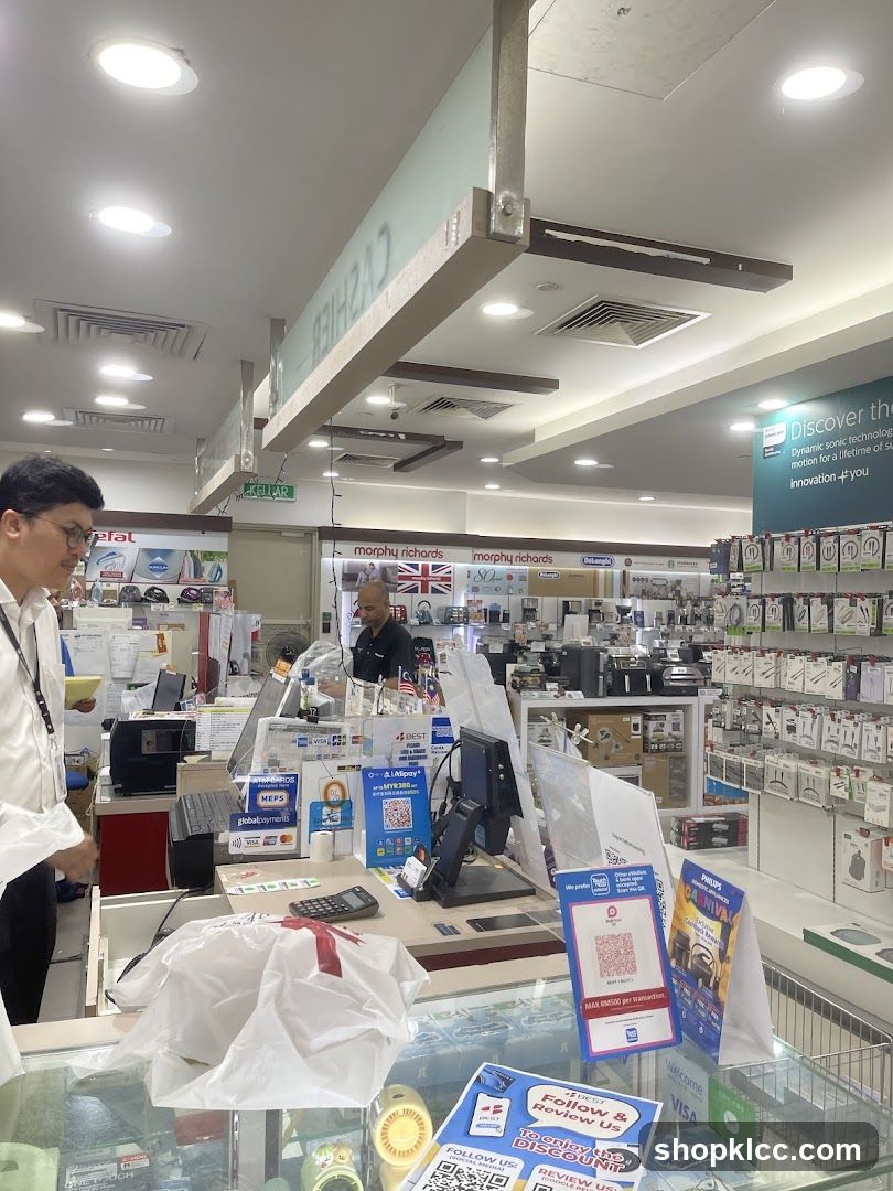 Store Interior with Cashier Area