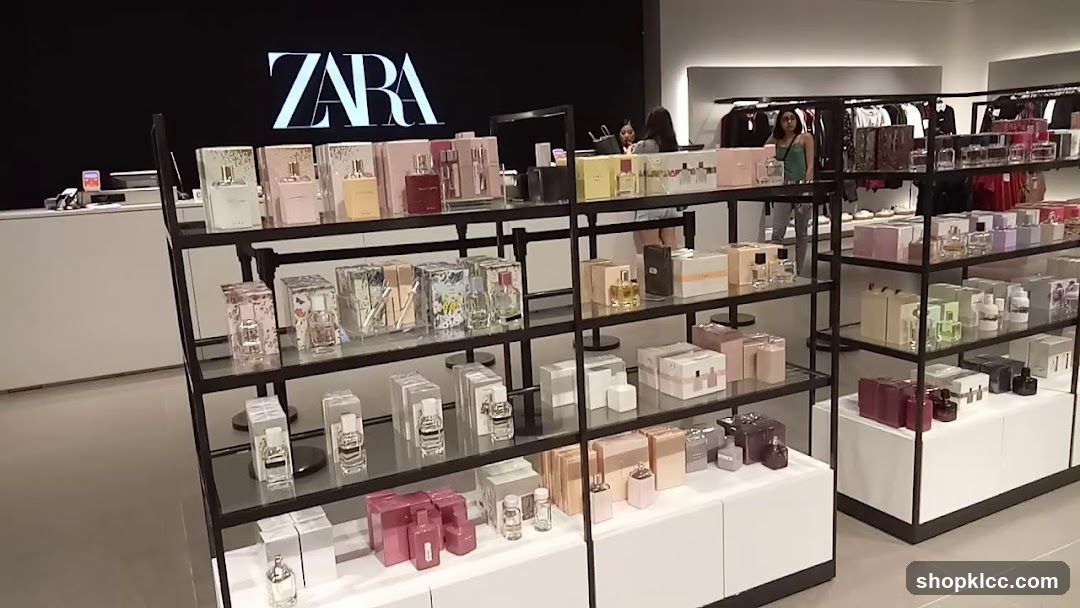 Zara Perfume Display