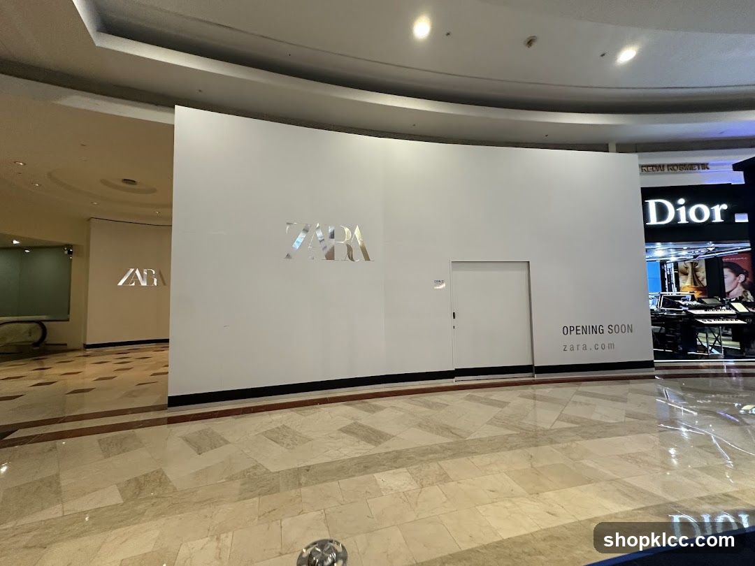 Zara Store Under Construction