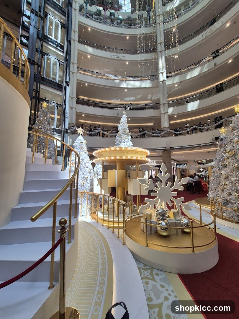 Christmas Decorations in a Mall
