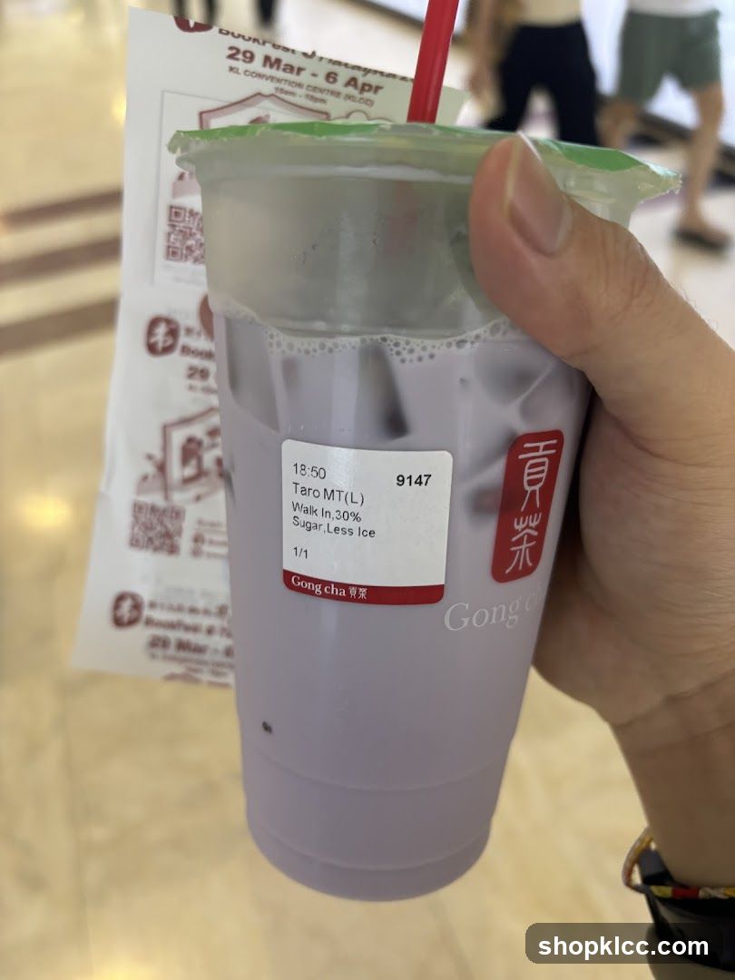 Gong Cha Taro Milk Tea