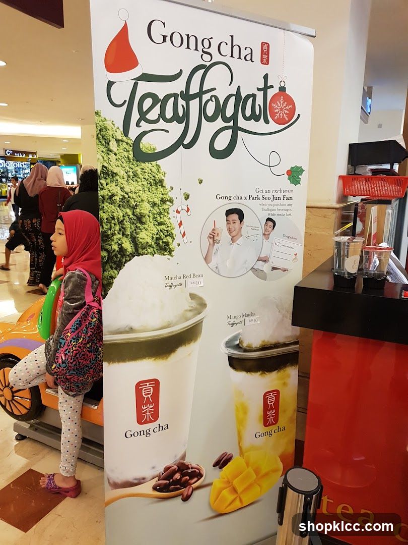 Gong Cha Teaffogato Promotion