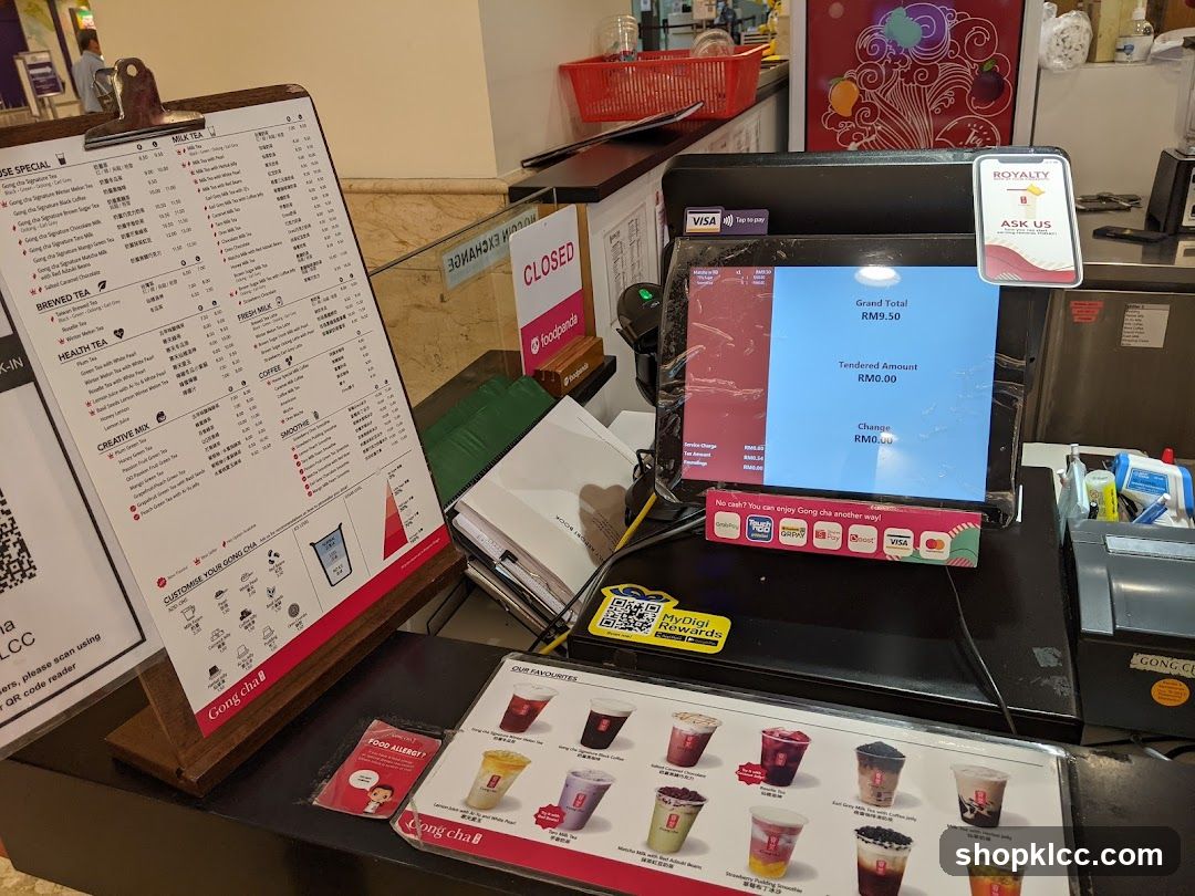 Gong Cha Counter
