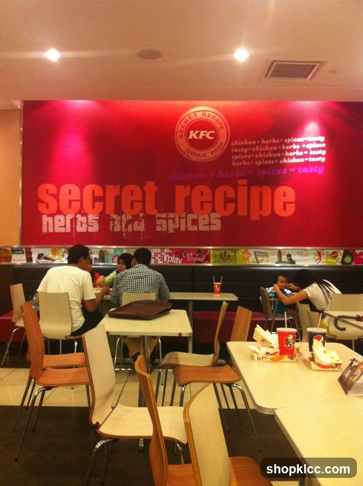 KFC Restaurant Interior