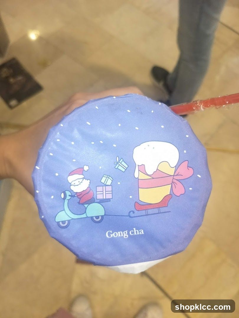 Gong Cha Drink Lid